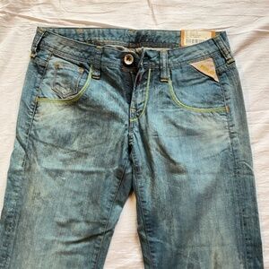 Original Replay Jeans factory distressed sz 28/34 NWT